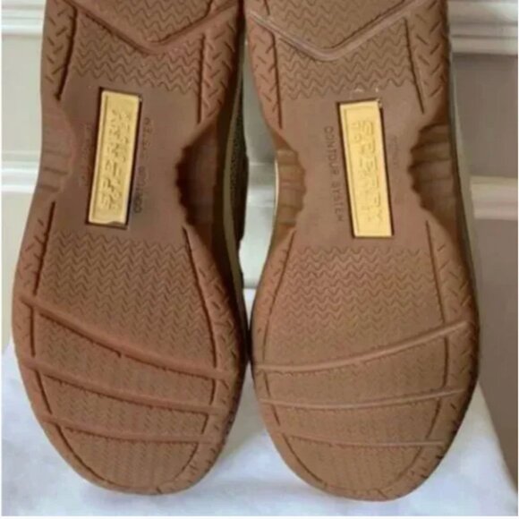 Sperry Men's Tan Billfish 3-Eye Leather Boat Shoe Size 9 - Picture 4 of 7